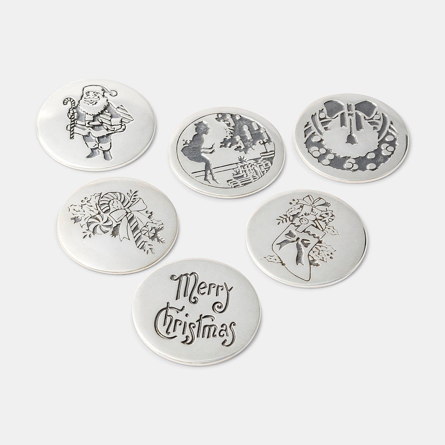 Christmas pudding coins - Simone Walsh Jewellery Australia