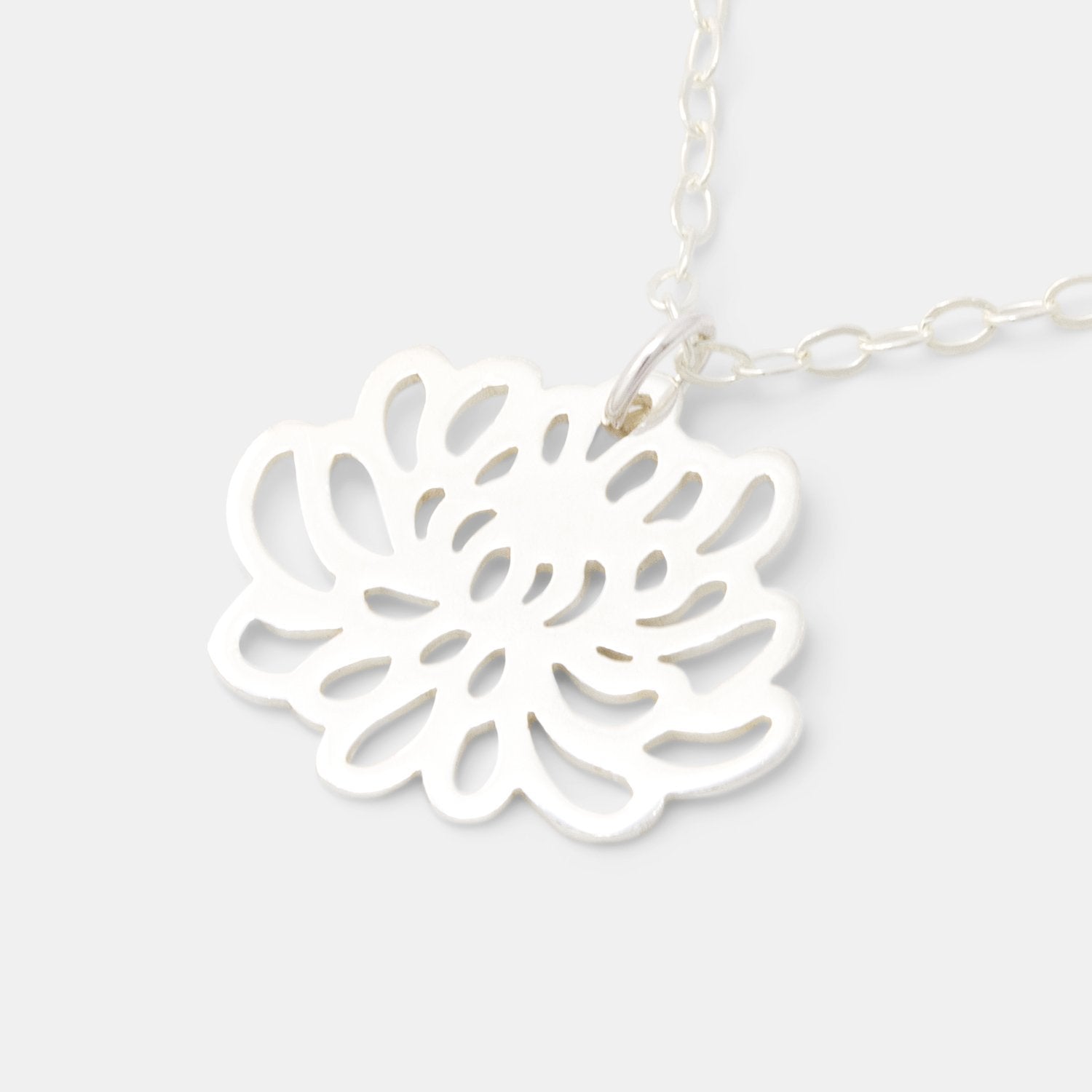 Chrysanthemum pendant - Simone Walsh Jewellery Australia