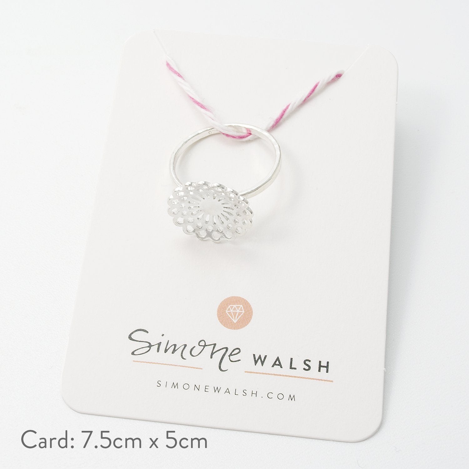 Dahlia cocktail ring - Simone Walsh Jewellery Australia