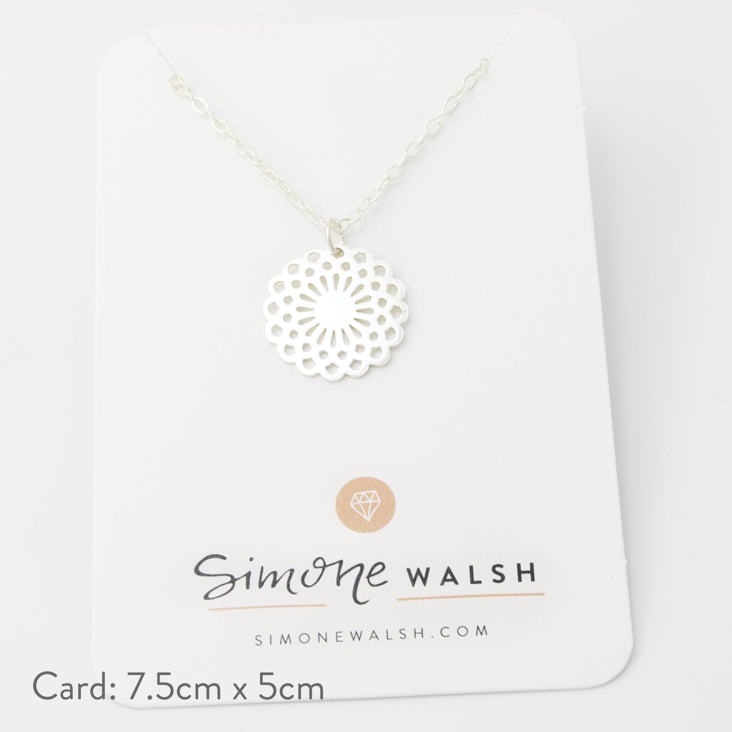 Dahlia pendant - Simone Walsh Jewellery Australia