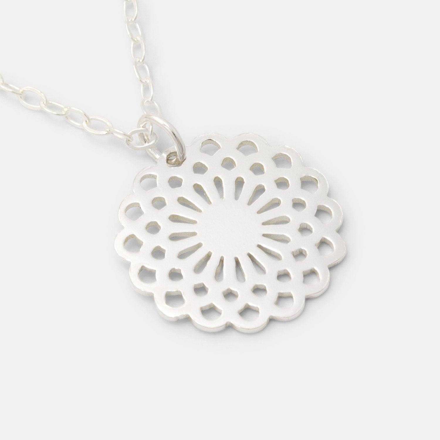 Dahlia pendant - Simone Walsh Jewellery Australia