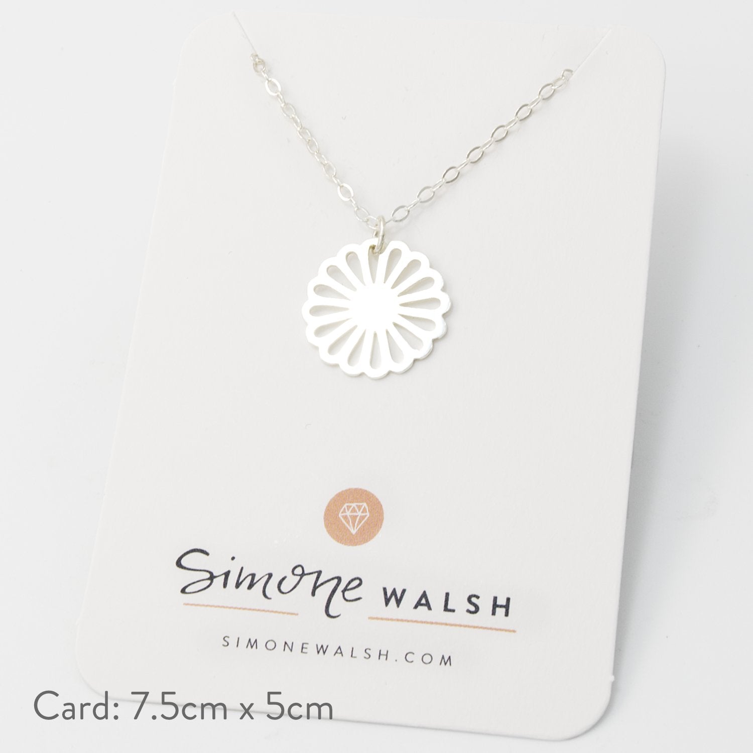 Daisy pendant - Simone Walsh Jewellery Australia