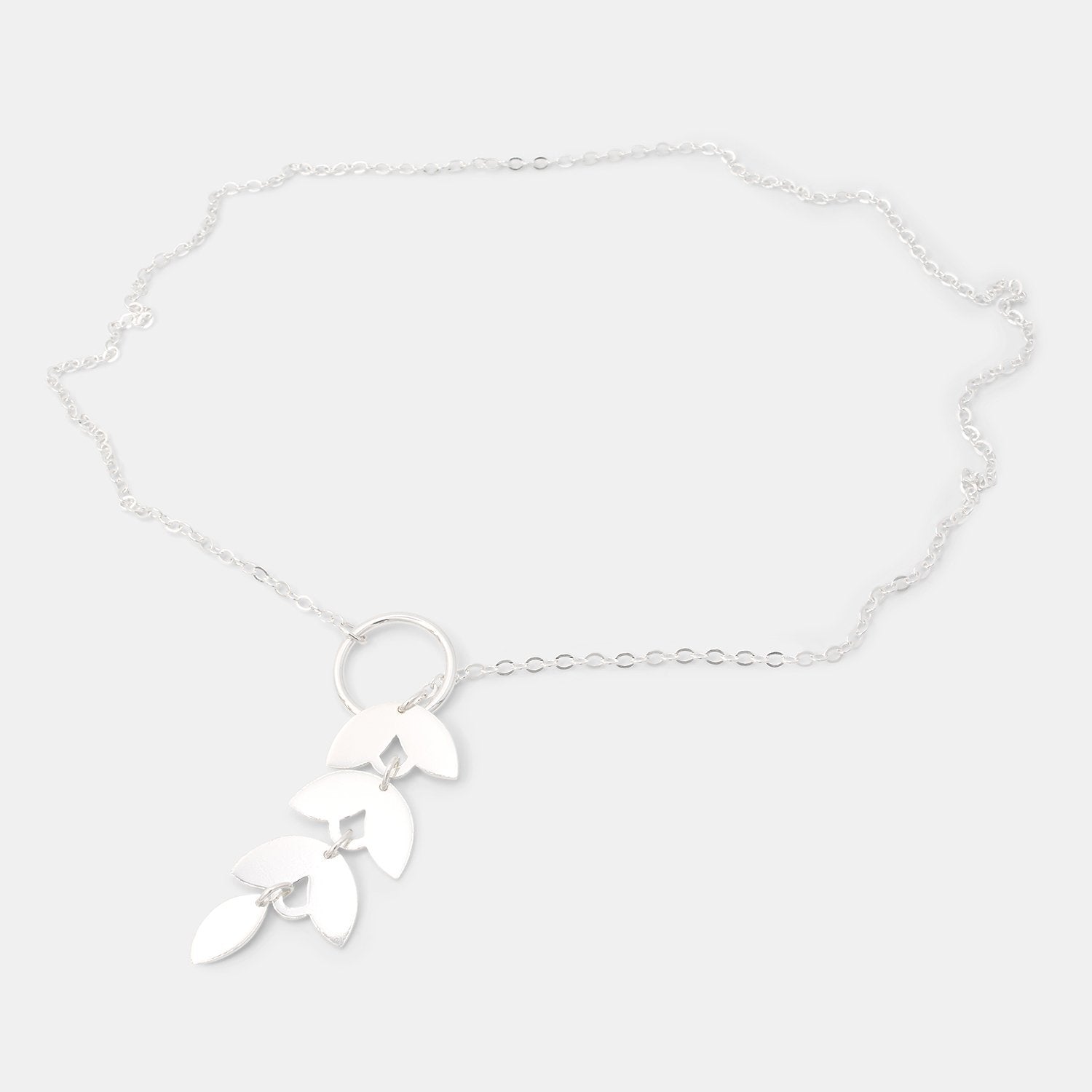 Leaves lariat necklace - Simone Walsh Jewellery Australia