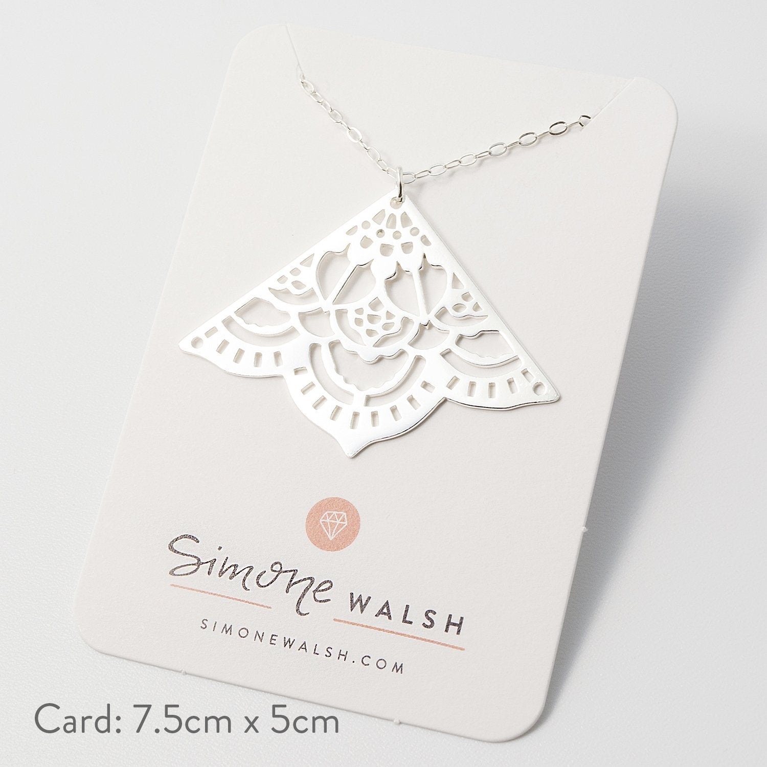 Mehndi pendant - Simone Walsh Jewellery Australia