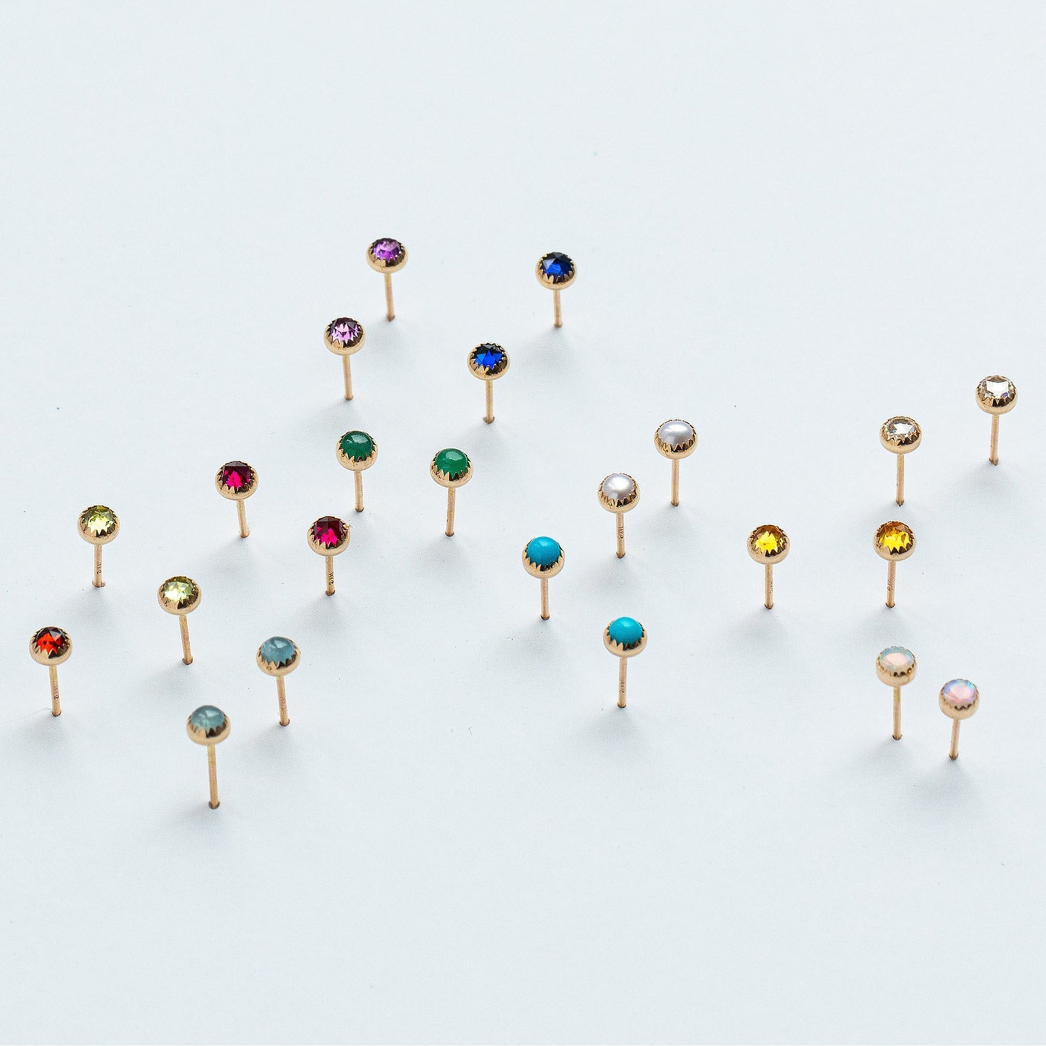 Pearl & solid gold stud earrings - Simone Walsh Jewellery Australia