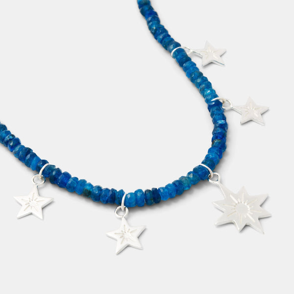 Beaded necklaces: stars necklace