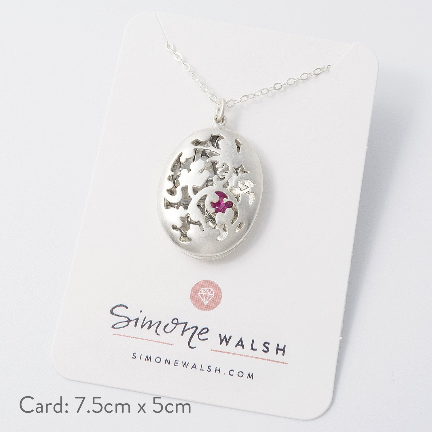 Victorian open locket - Simone Walsh Jewellery Australia